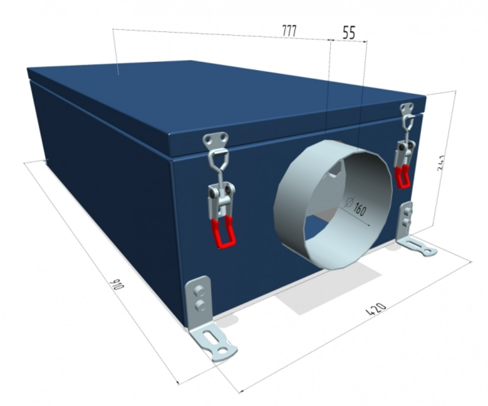 Компактные размеры установки Легко установить в любом помещении