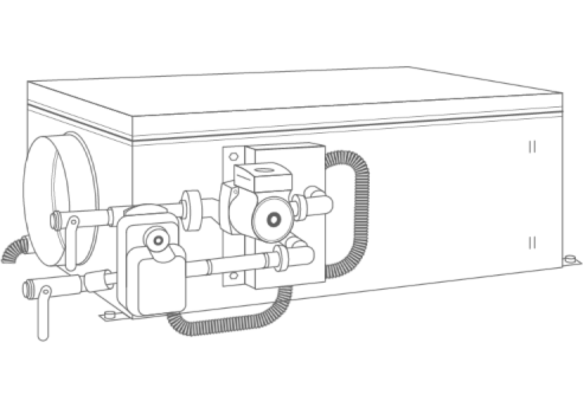 Приточная установка Horynize WF-800 Приточная установка Horynize WF-800 (вид сбоку)