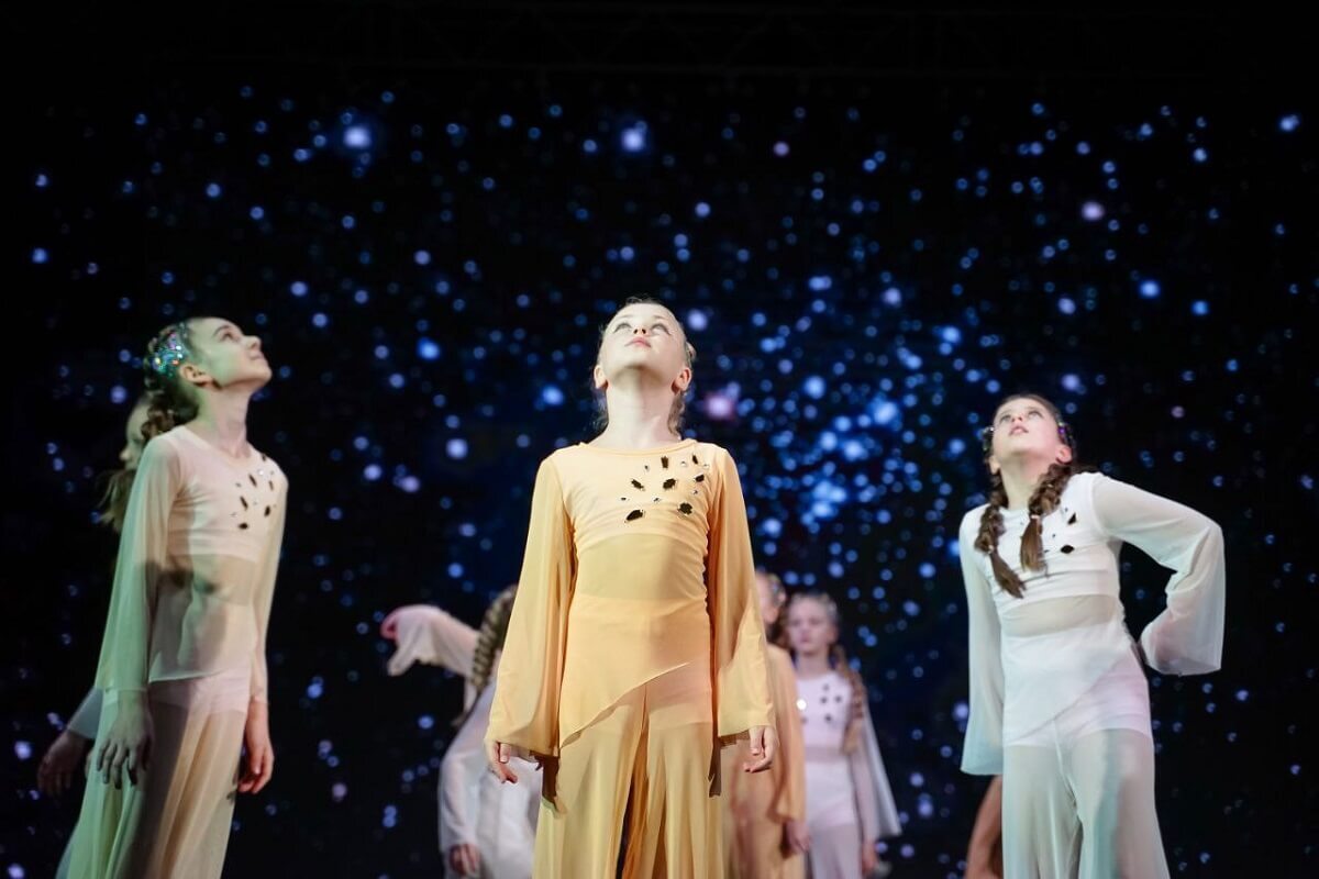 Little Stars номер «Звезда, освещающая путь» на Big Bang 29 ноября 2025 DanceUp-Studio девочки и звездное небо