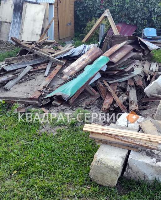 Мусор на даче Мусор на дачной территории (СНТ)