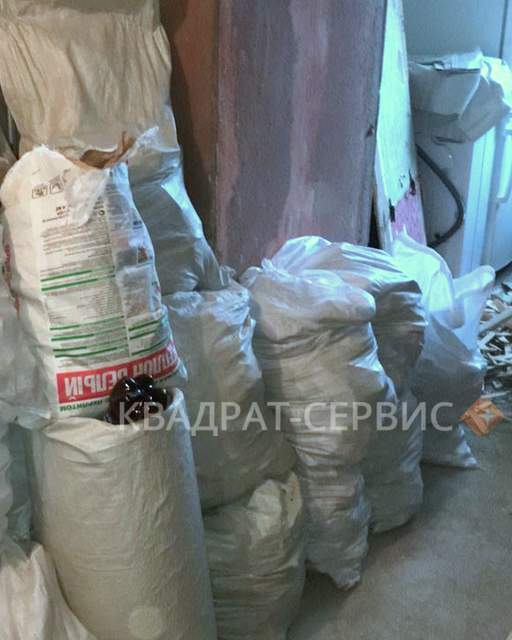 Строительные отходы в квартире Строительные отходы в квартире после демонтажа в Нахабино