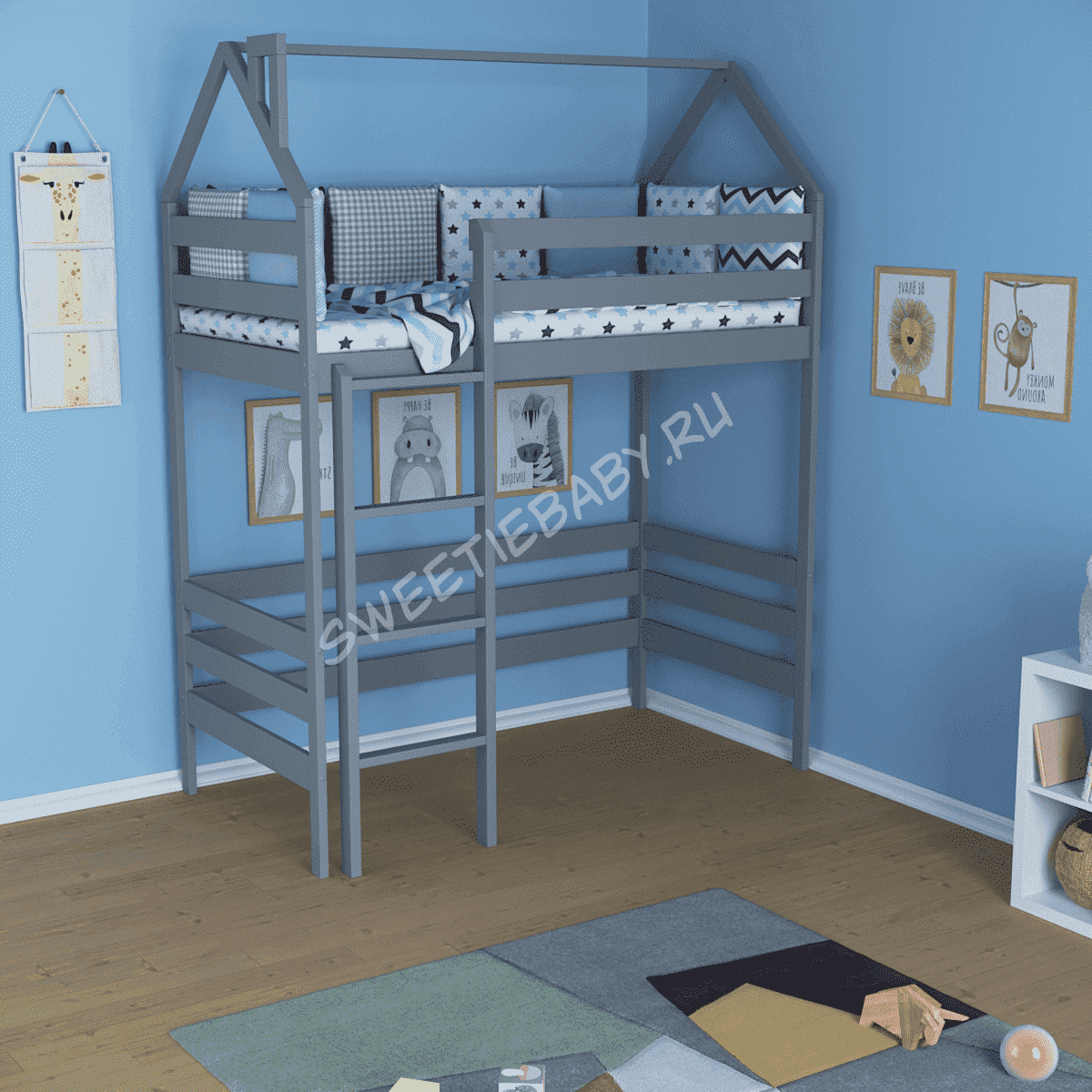 кровать чердак для детей