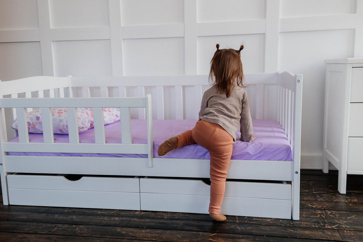 детская кровать с ящиками
