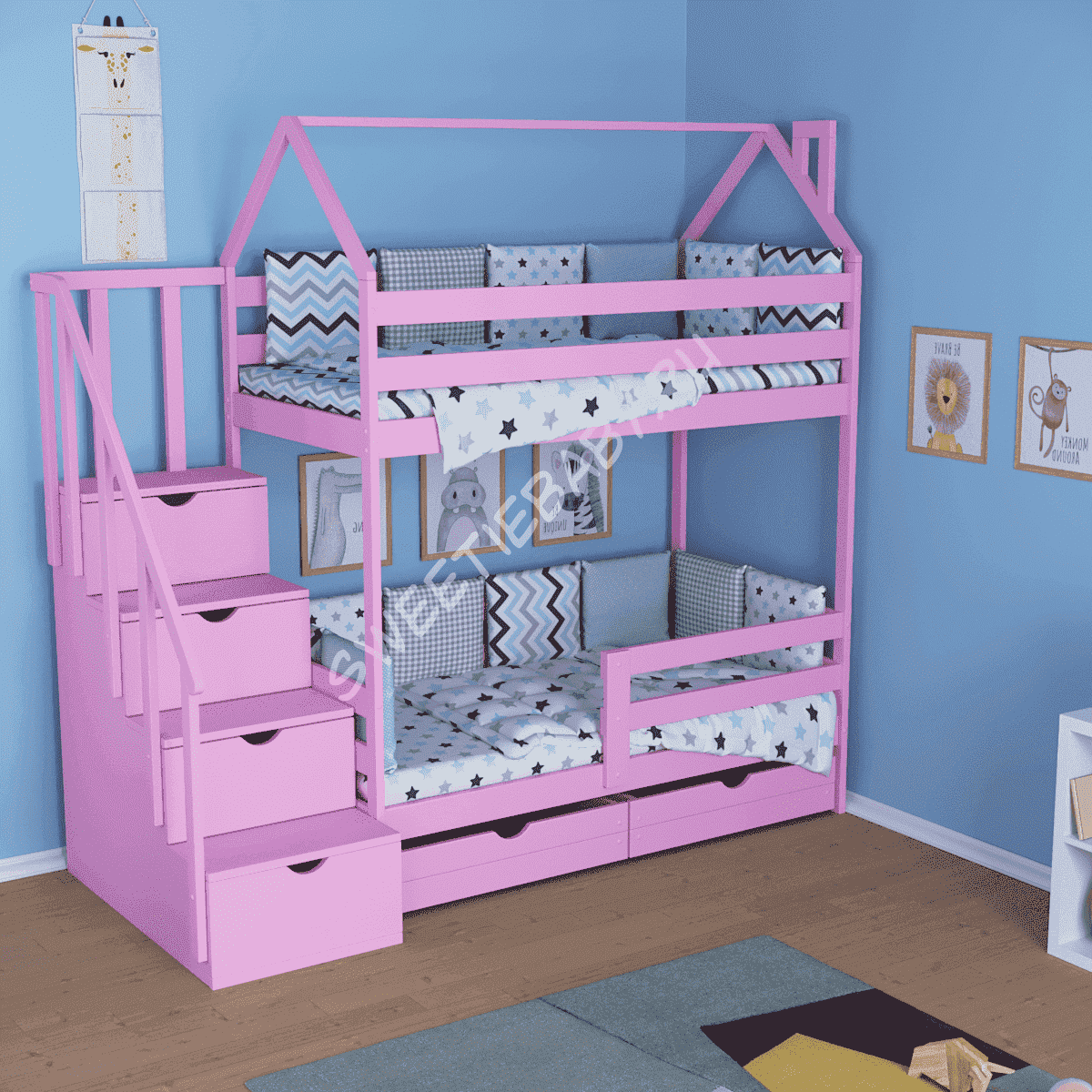 двухъярусная кровать для детей