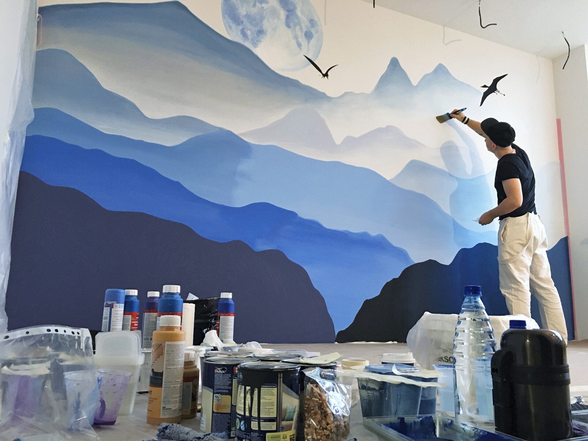 роспись стен в детской