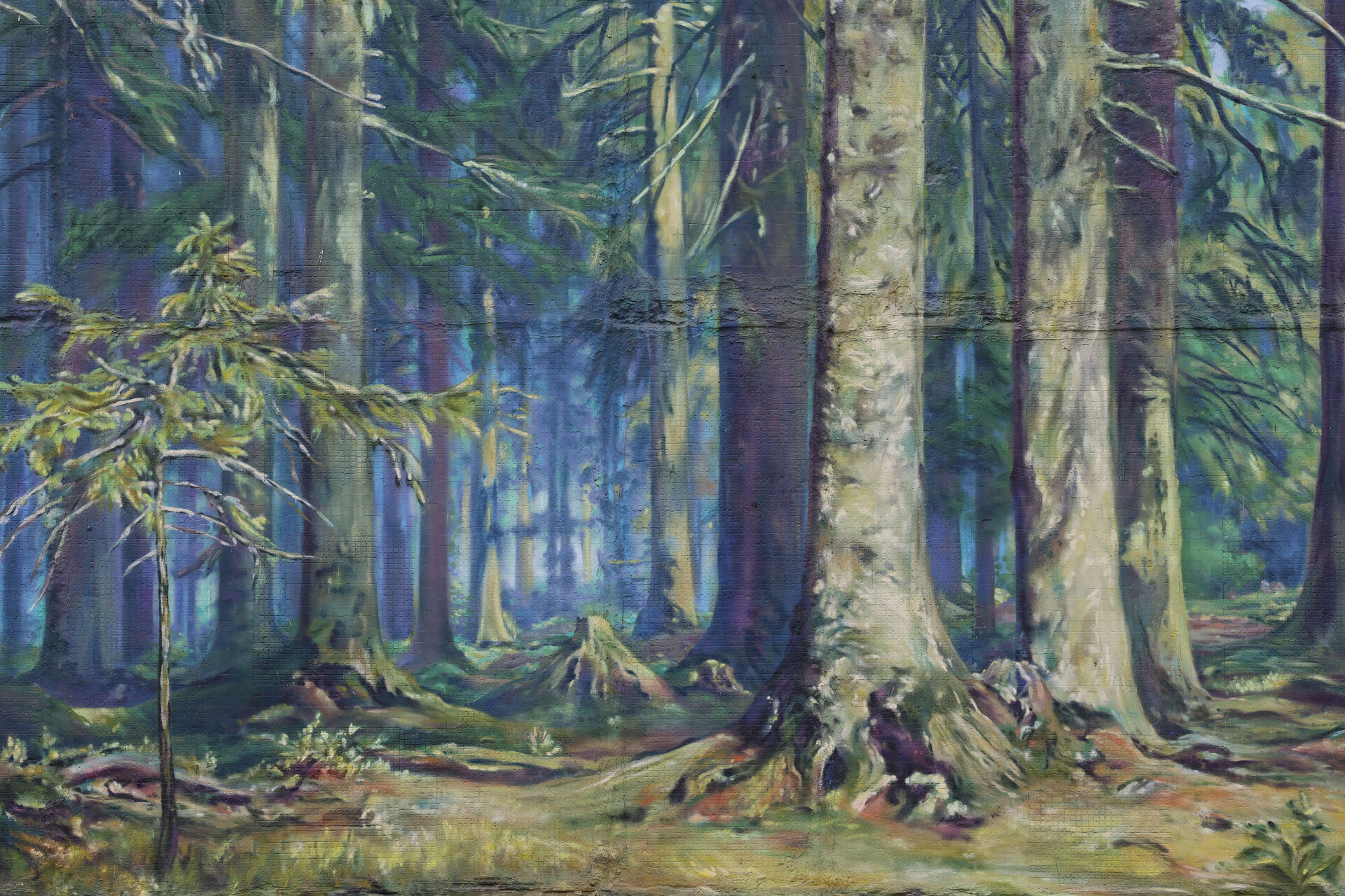 граффити на фасаде