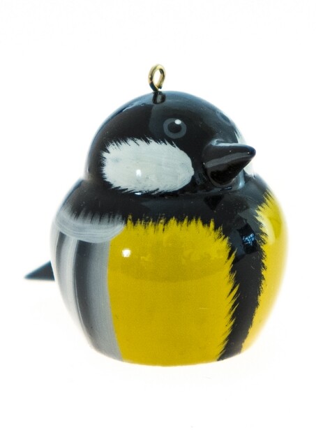 Фигурка «Синица» СН1 Эта ярко-жёлтая сибирская птичка стала одной из самых популярных наших новогодних игрушек. Сочетание черного и желтого оперения прекрасно смотрится на любой елке.  Высота 40 мм, диаметр 40 мм  350 р.