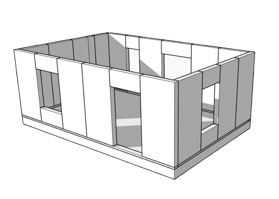 Дом из prefab панелей