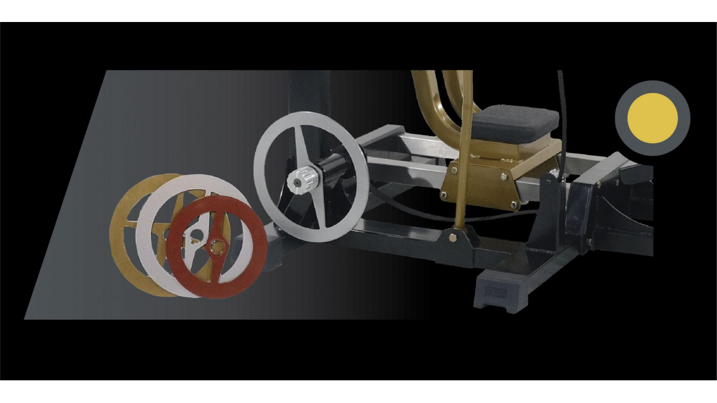Инерционный тренажер Ягодичный мост Hip Thrust Диски-маховики Flywheel