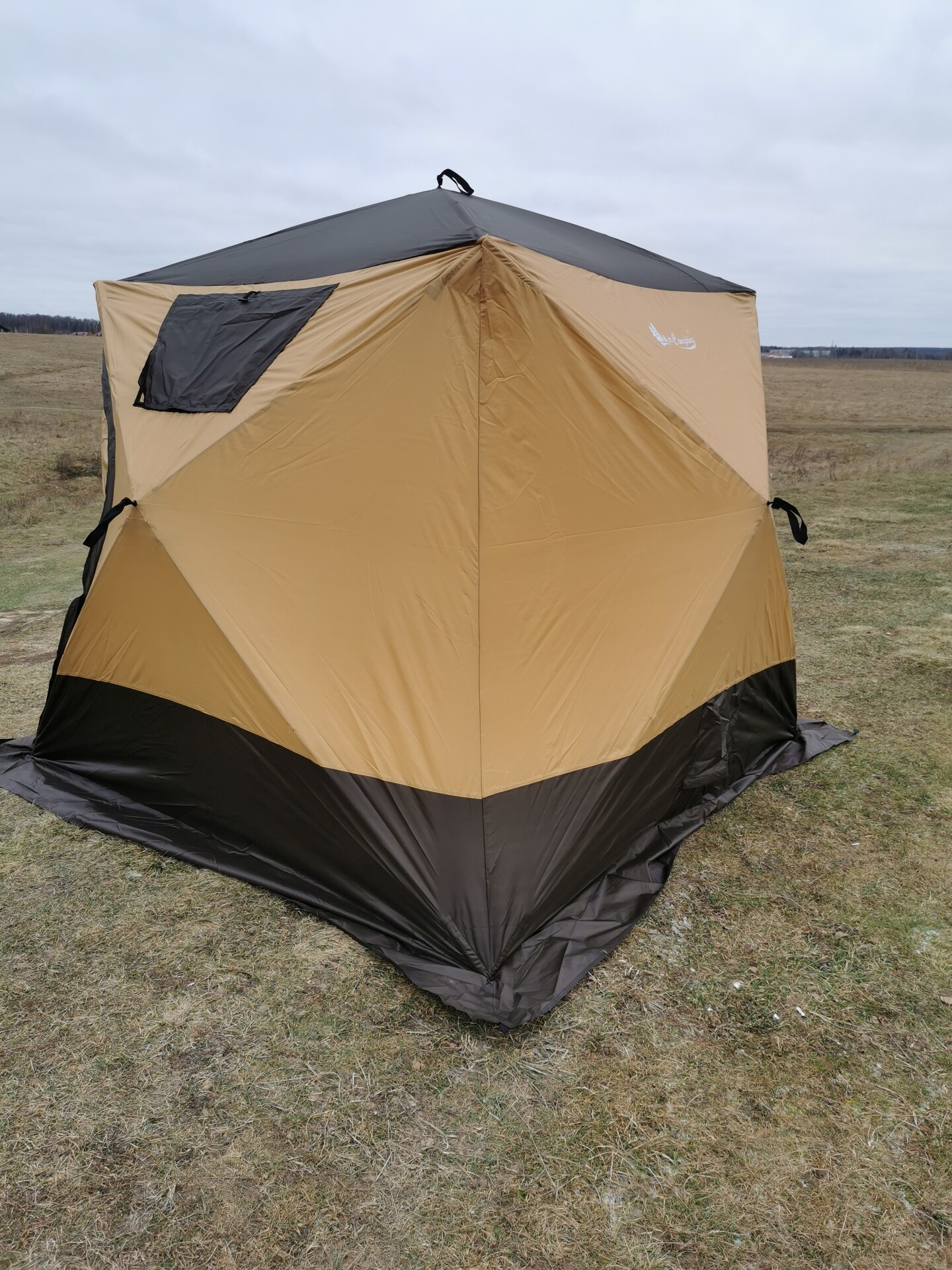 палатка +для зимней рыбалки куб с печкой фото