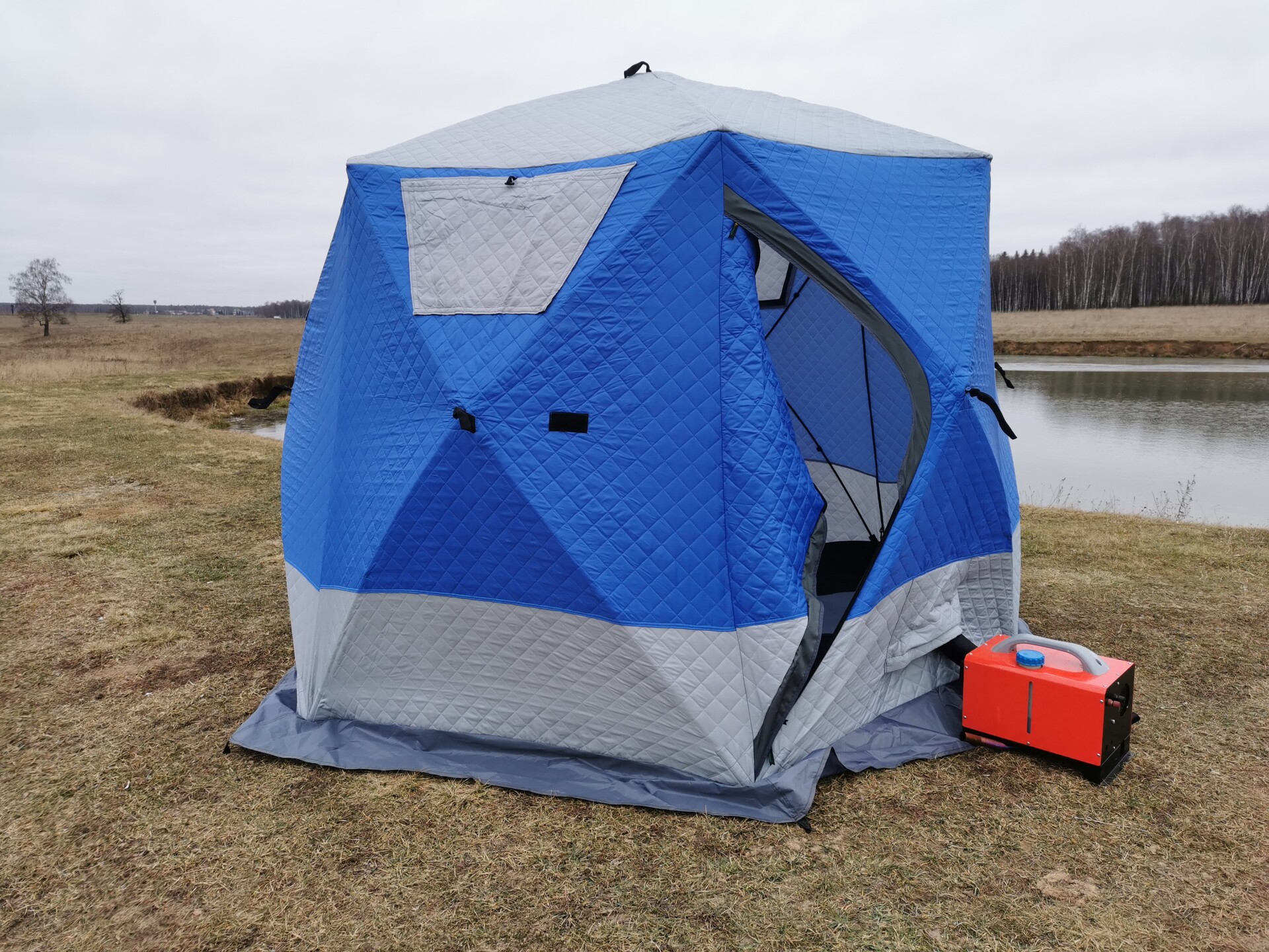 зимняя палатка +с печкой обогревателем Sumitachi foto