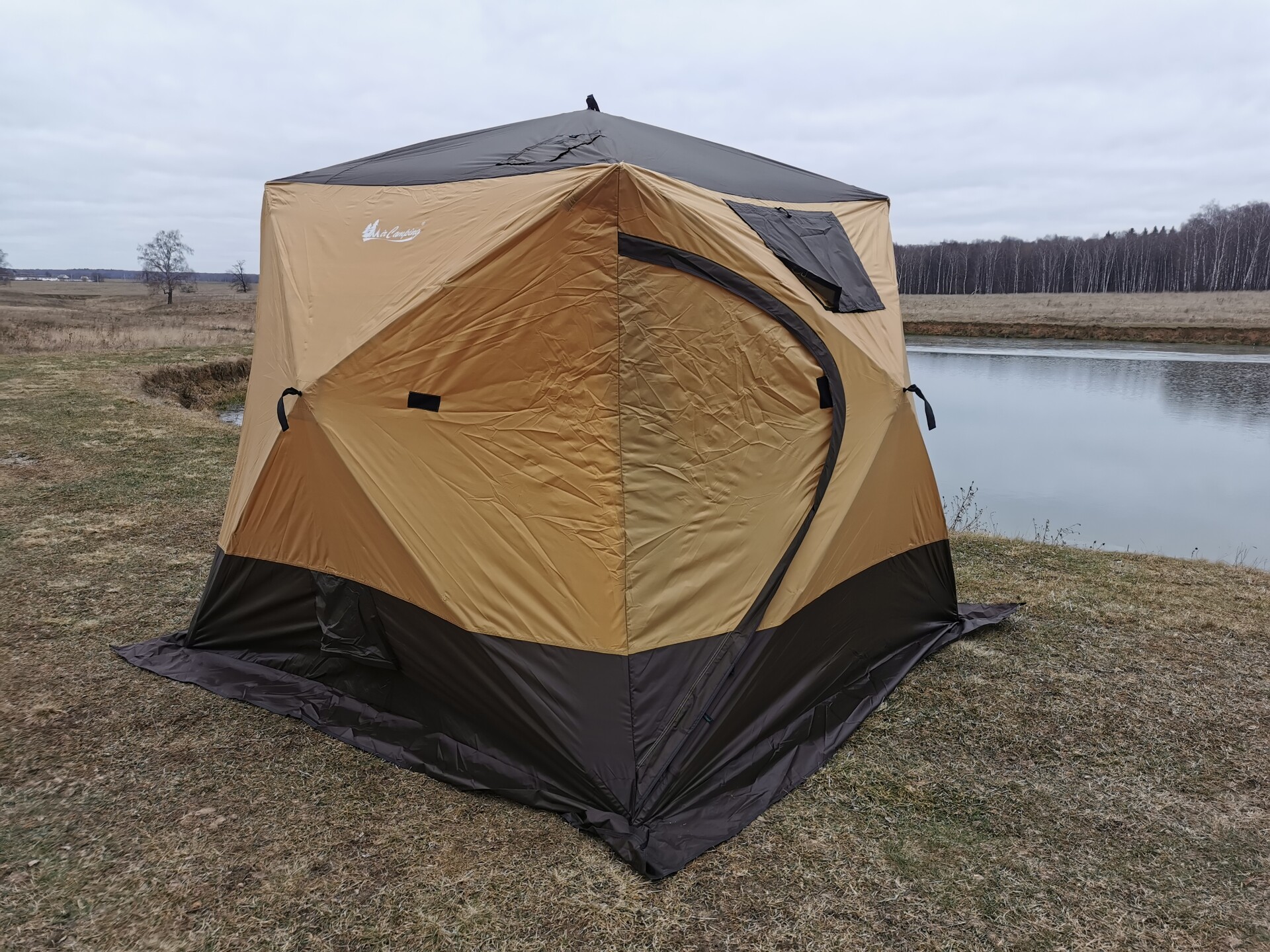 зимняя палатка +для ночевки фото