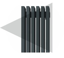 Вертикальные модели дизайнерских радиаторов