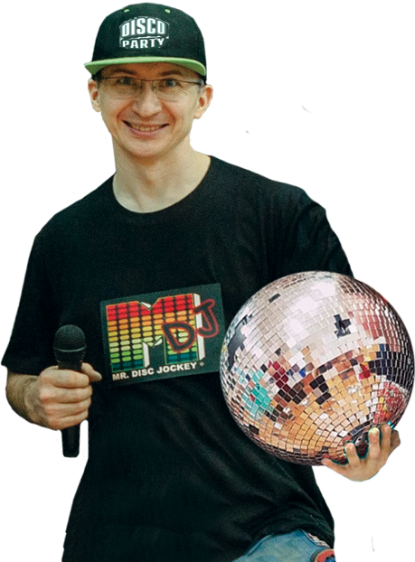 Михаил Мельников, автор проекта и лучший диджей-ведущий выездных детских дискотек
