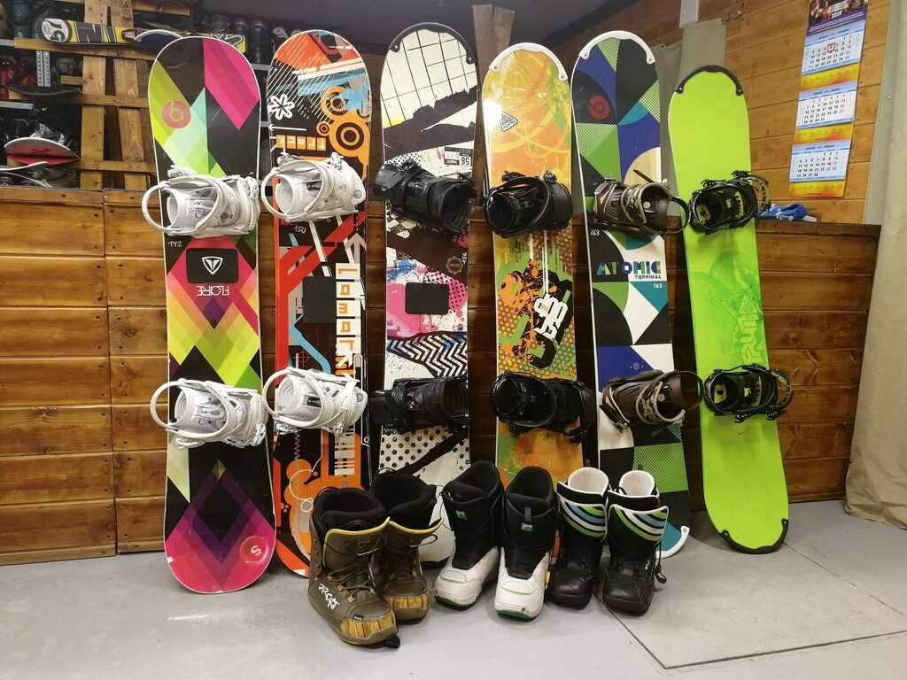 Прокат сноубордов с снаряжением 