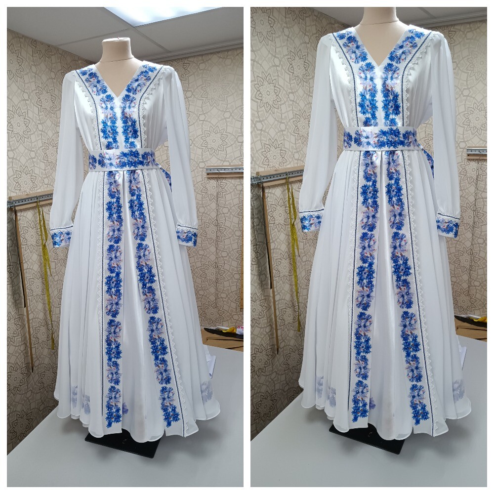 Платье с орнаментом 45 Авалонплюс