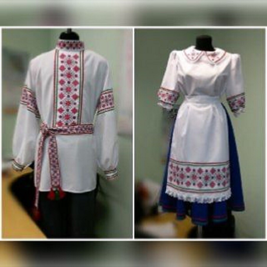 Белорусское, традиционное платье с символикой №36, Авалонплюс
