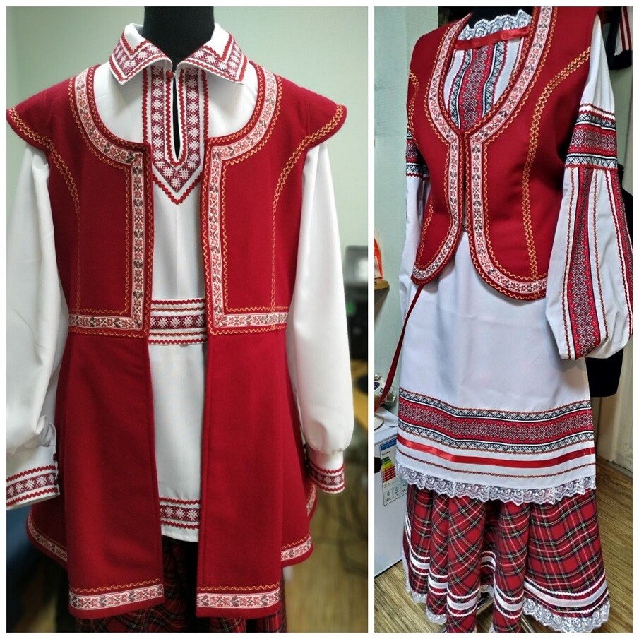 Белорусская, традиционная одежда №, мужской и женский образ, Авалонплюс