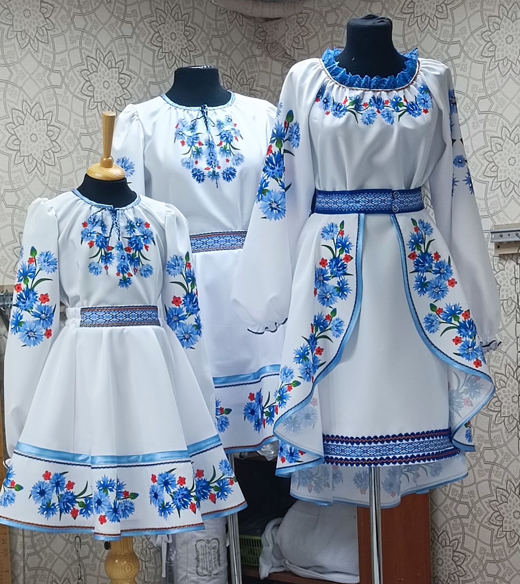 Белорусское, традиционное платье с нанесением, 35 Авалонплюс