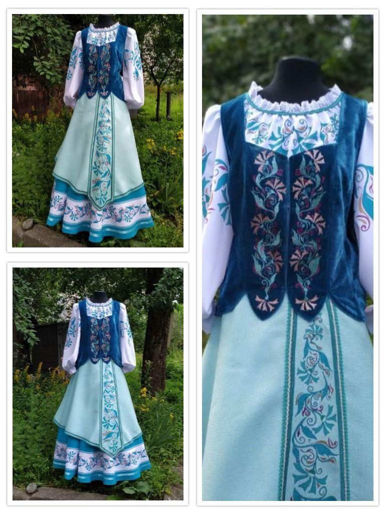 Белорусская, традиционная одежда №13,  женский образ, Авалонплюс