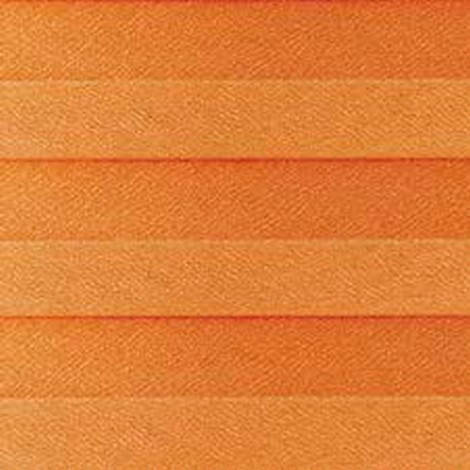 Жалюзи плиссе Гофре креп 25 мм цвет 3499 оранжевый