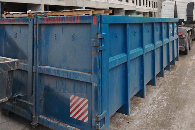 Мусорный контейнер 20 кубов на стройплощадки