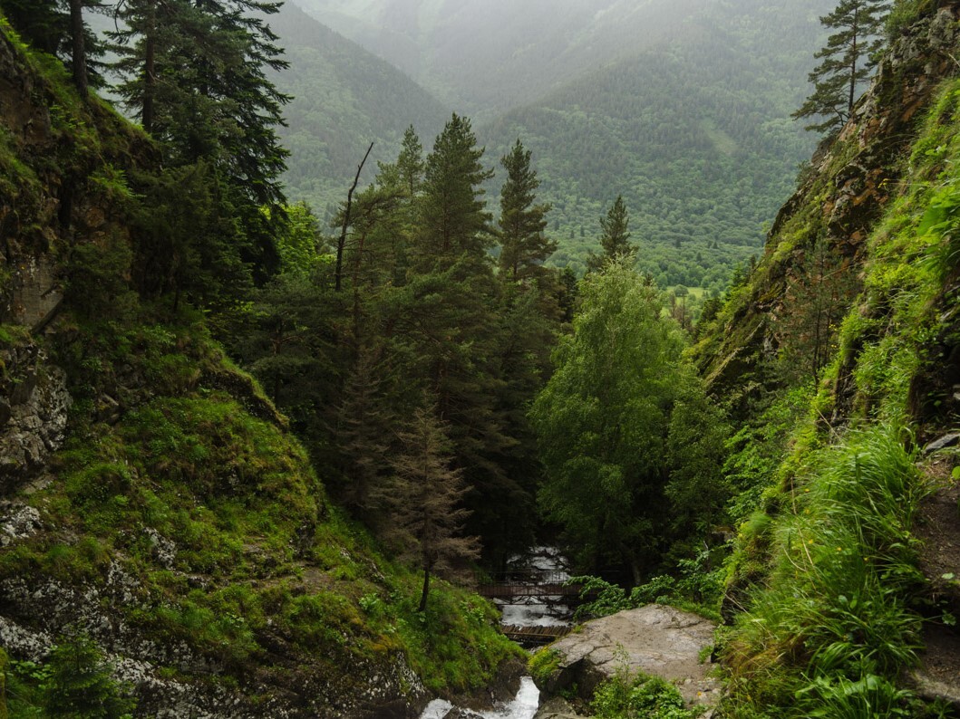 Водопад шумка теберда фото