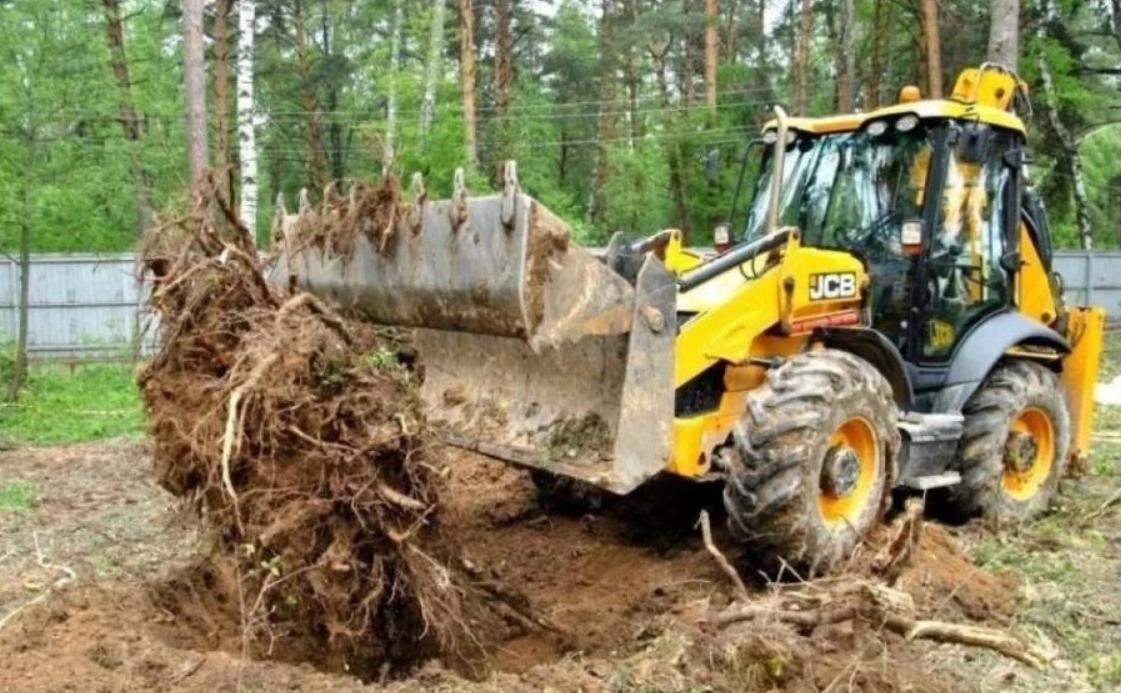 Выкорчевывание пней в Переславле