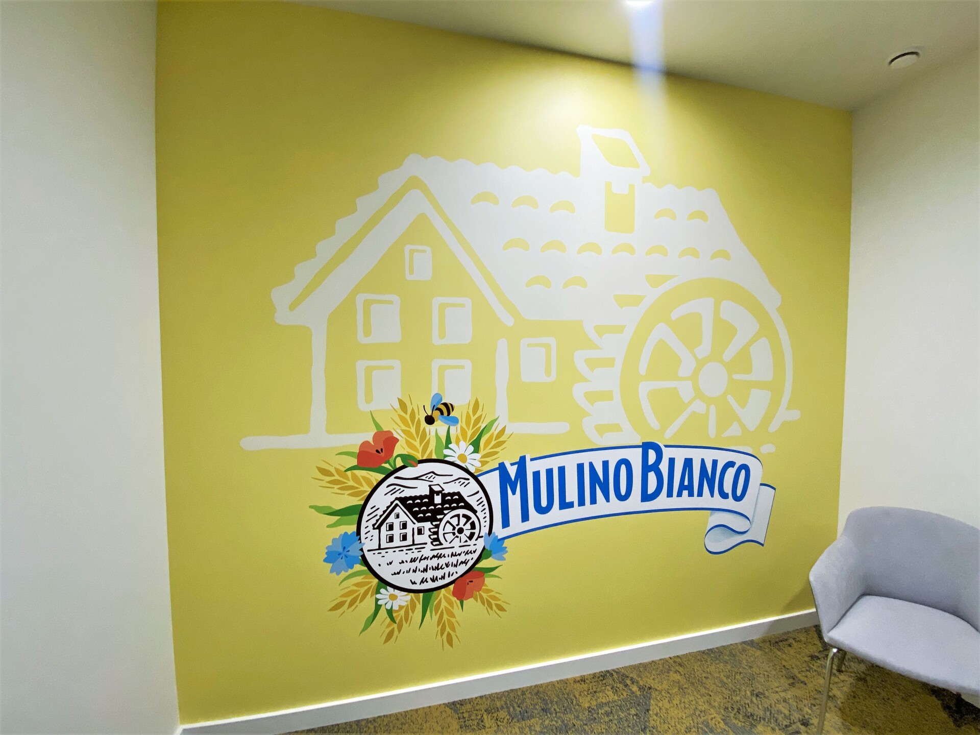 роспись стен офиса