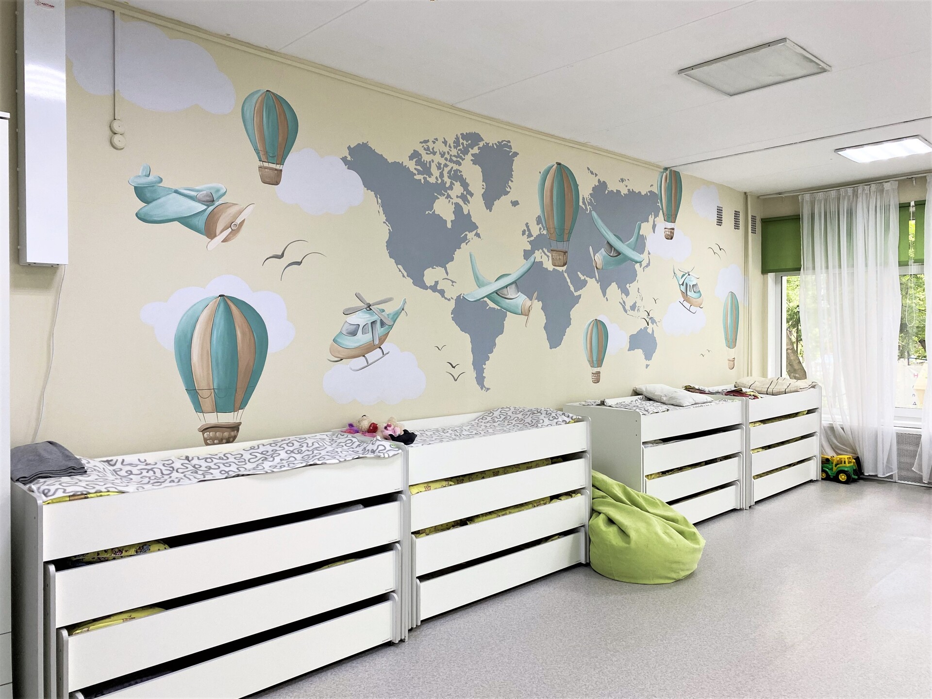 роспись стен детского сада