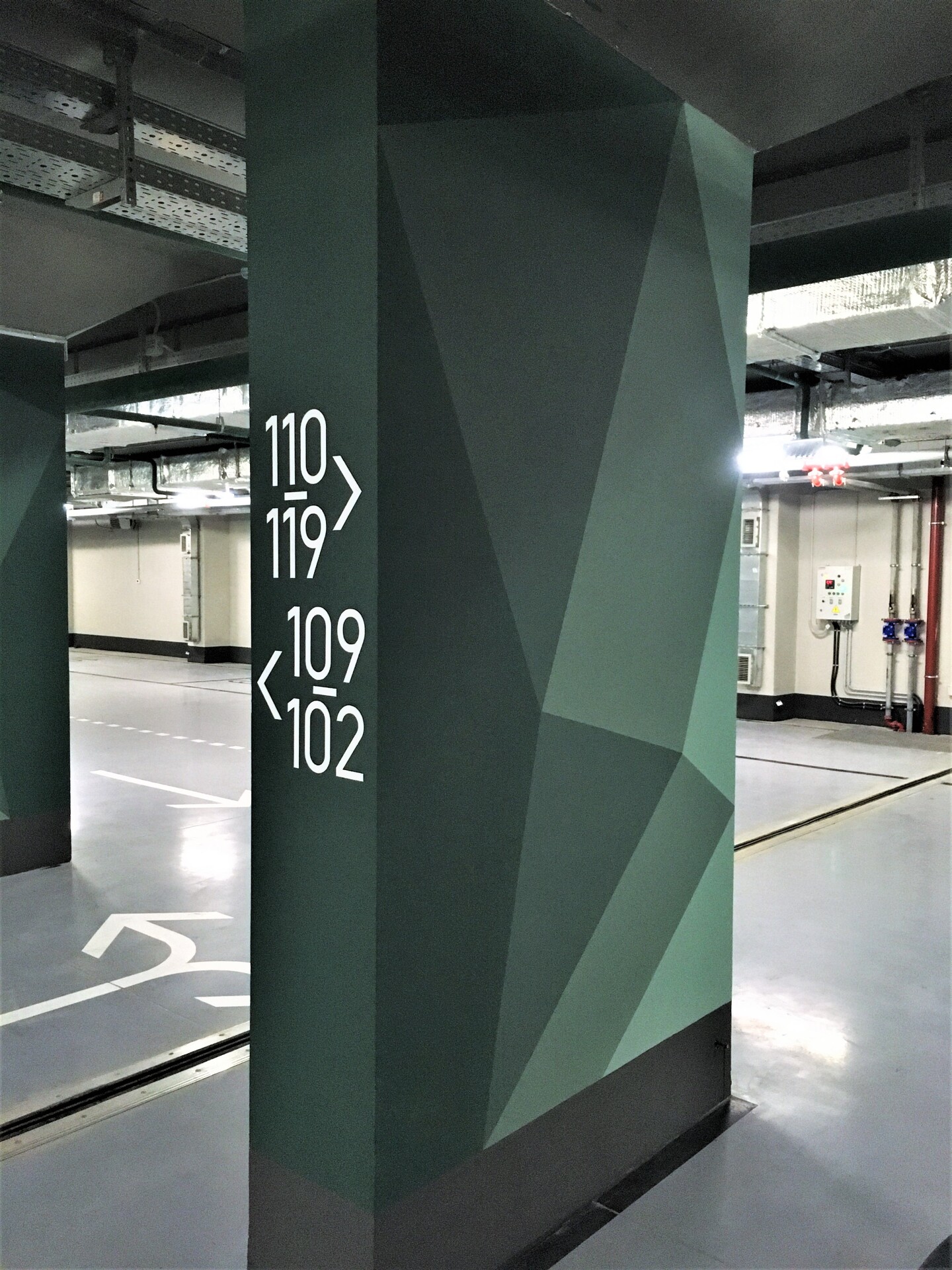 роспись стен паркинга