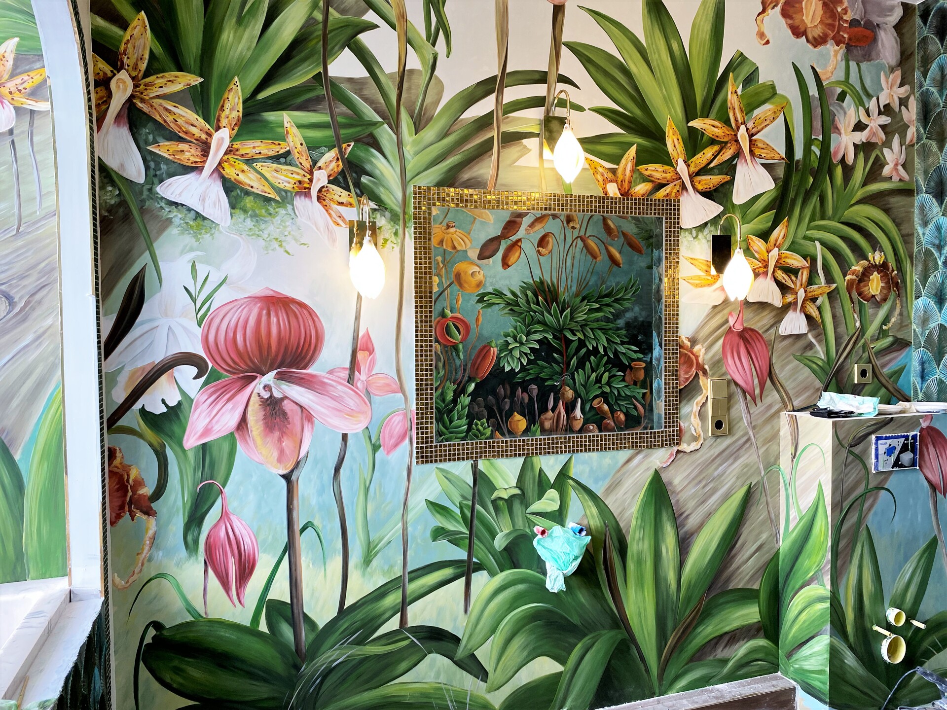 роспись стен в интерьере