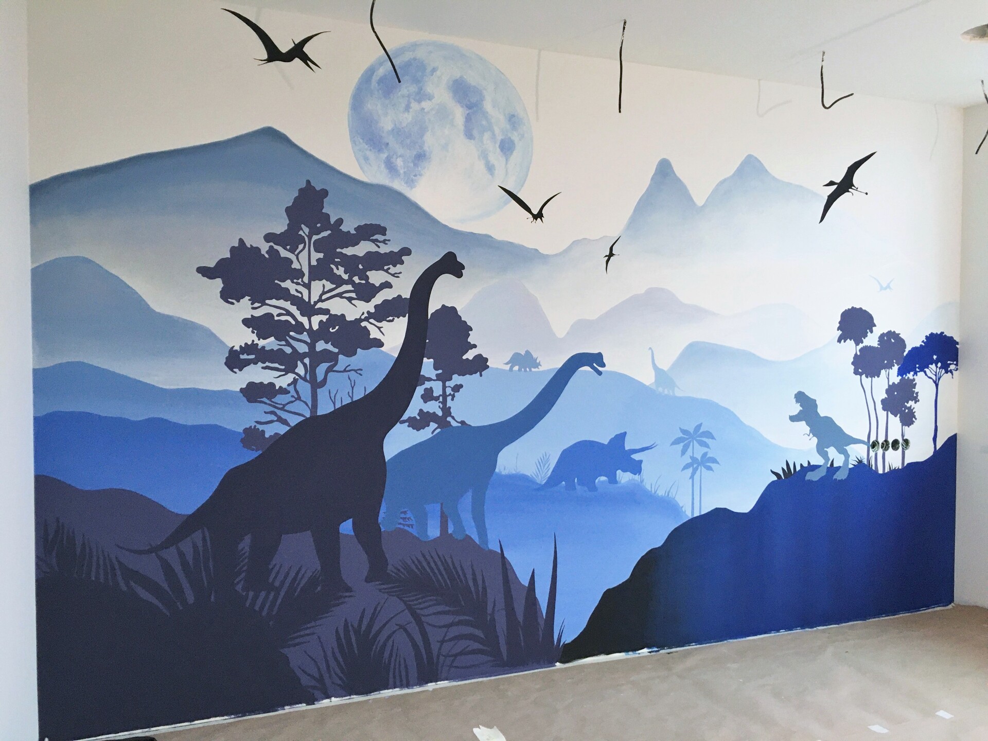 роспись стен детская