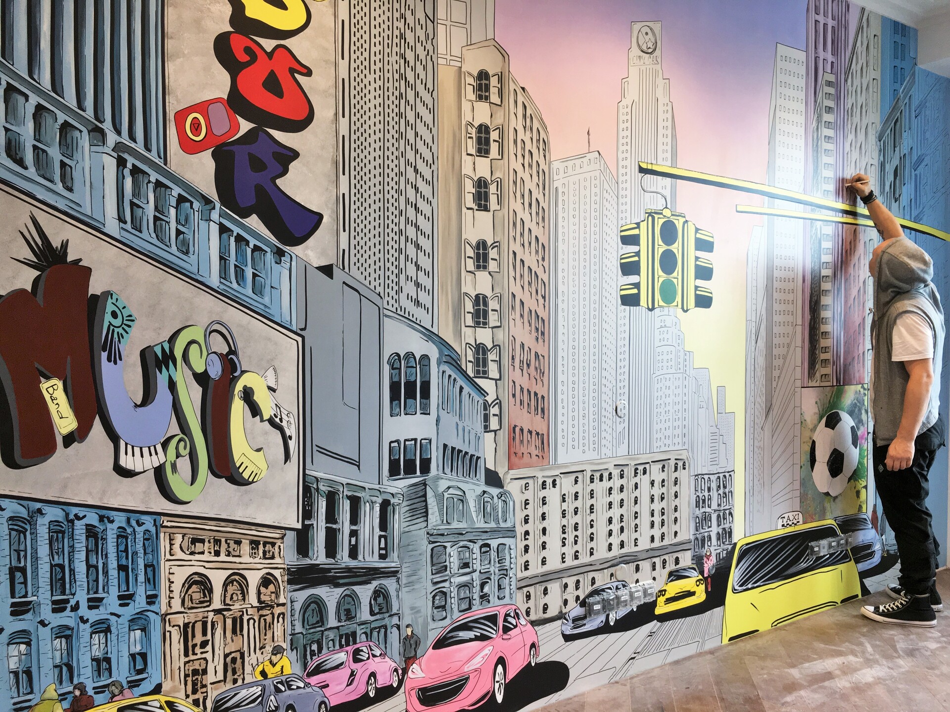 роспись стен в детской