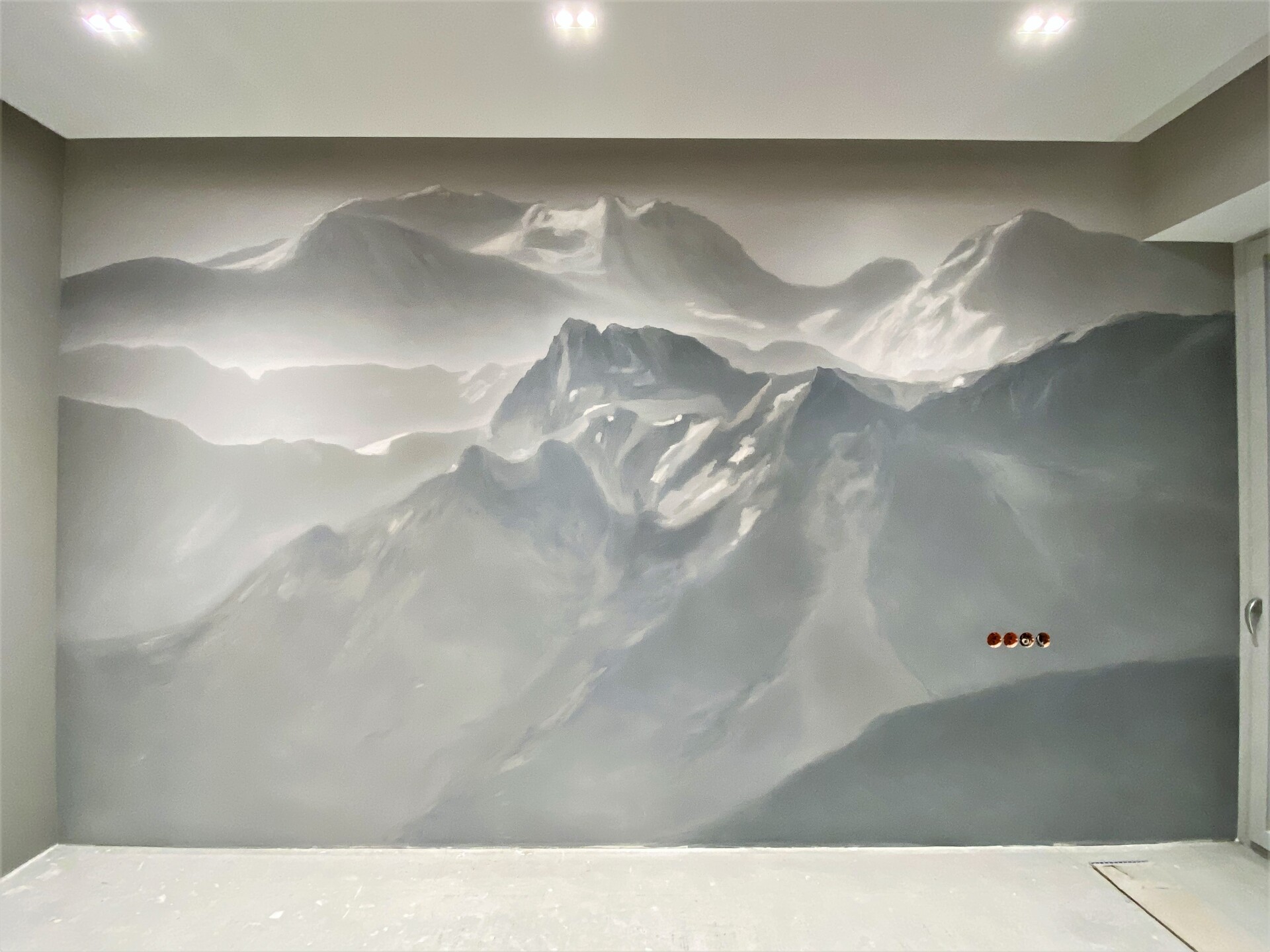 роспись стен в интерьере