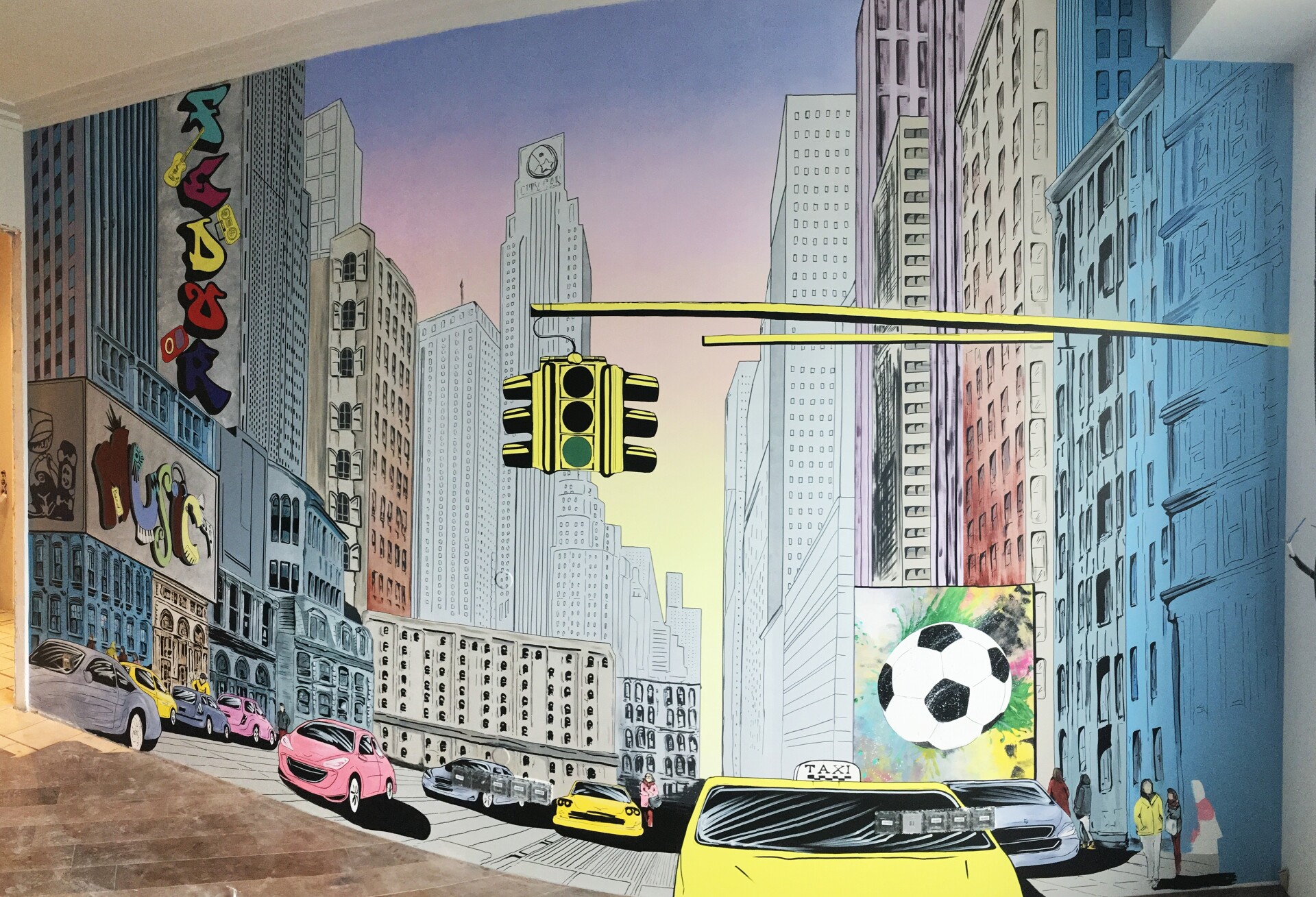 роспись стен в детской