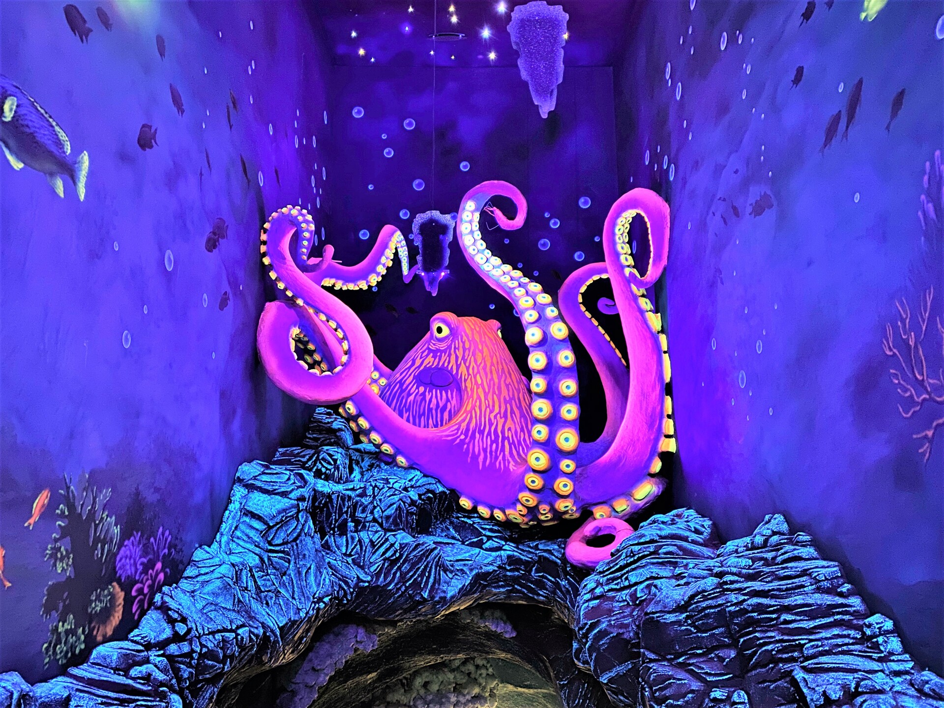 роспись флуоресцентными красками