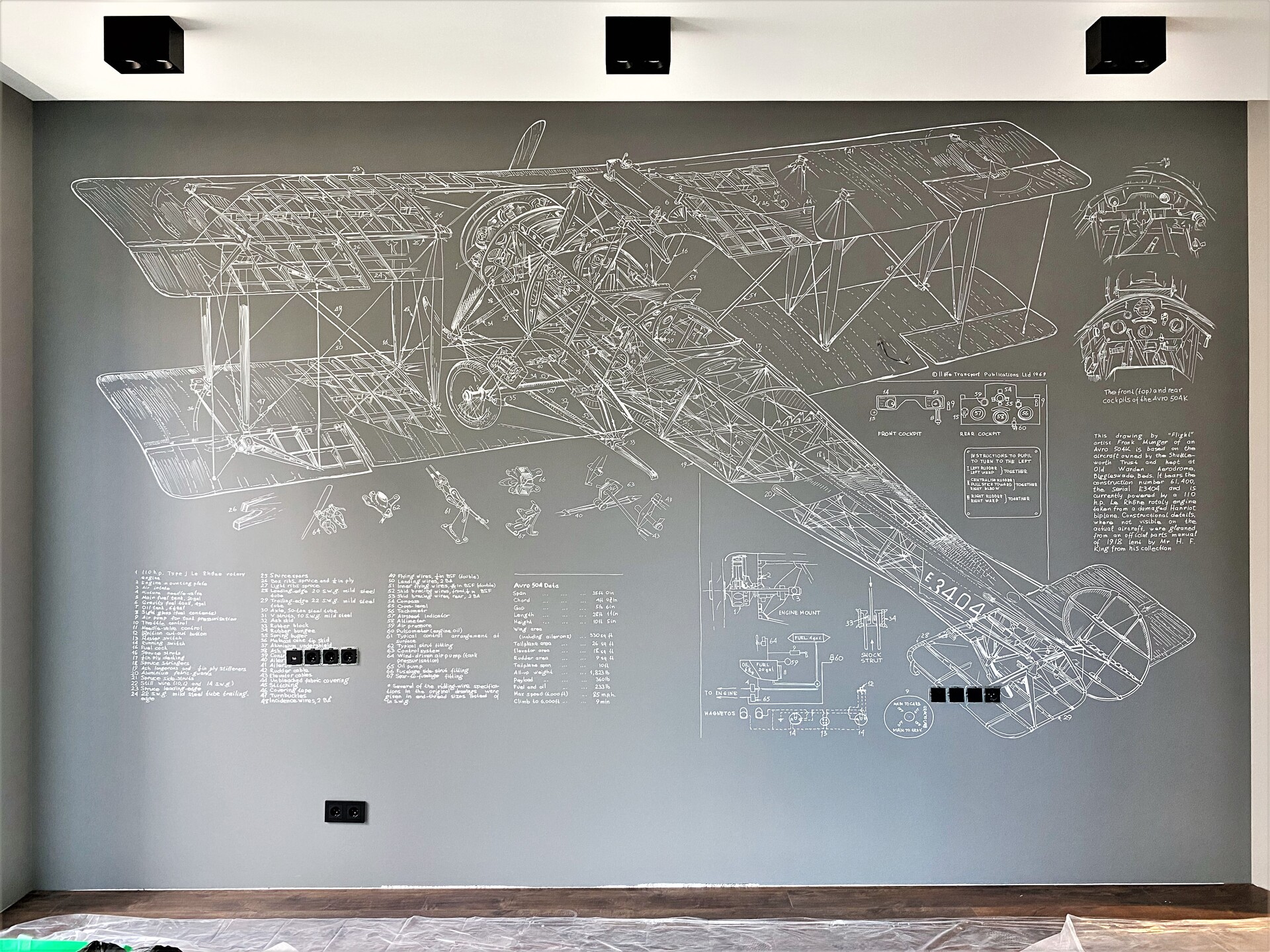 роспись стен в интерьере