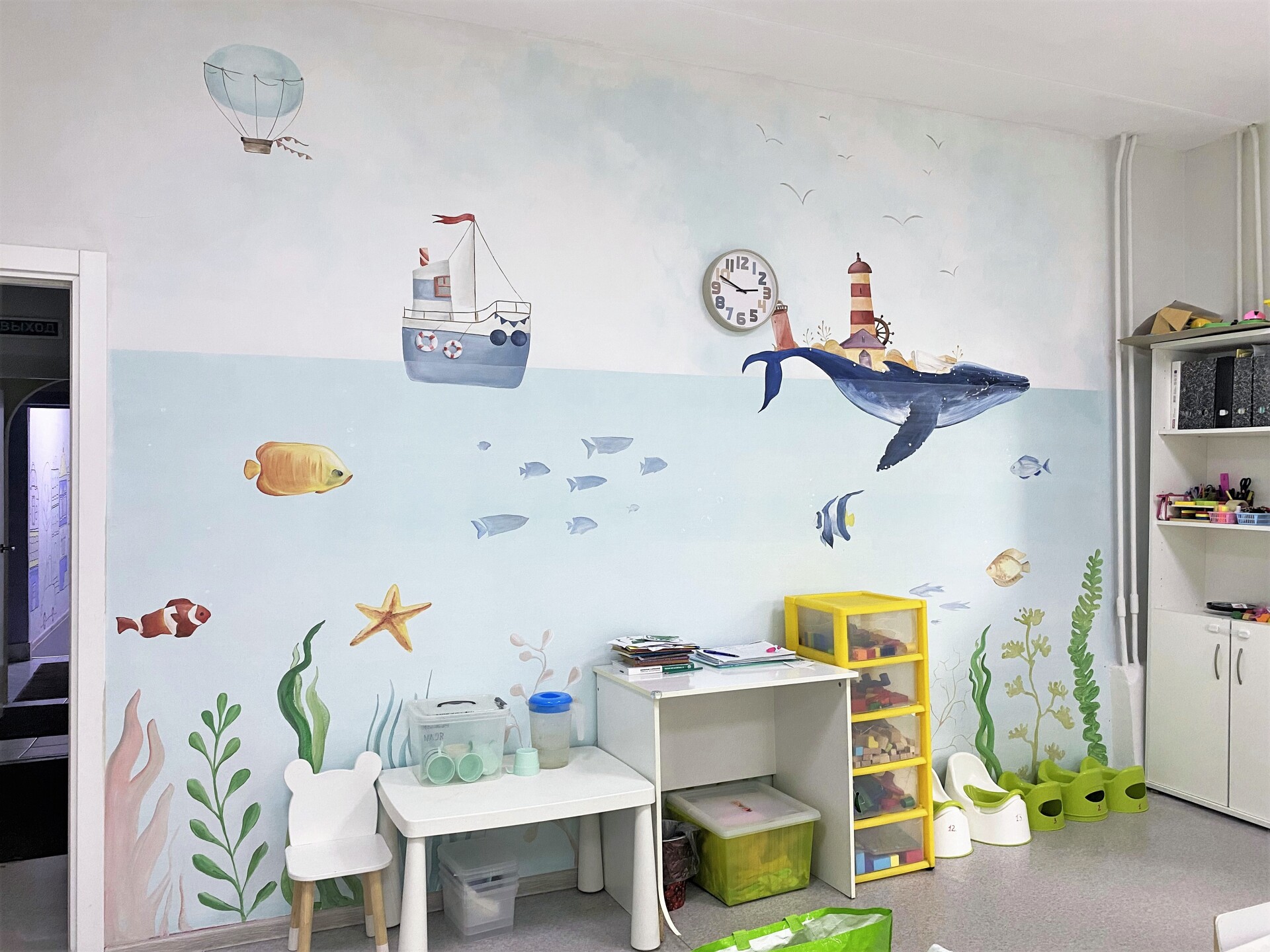 роспись стен детского сада