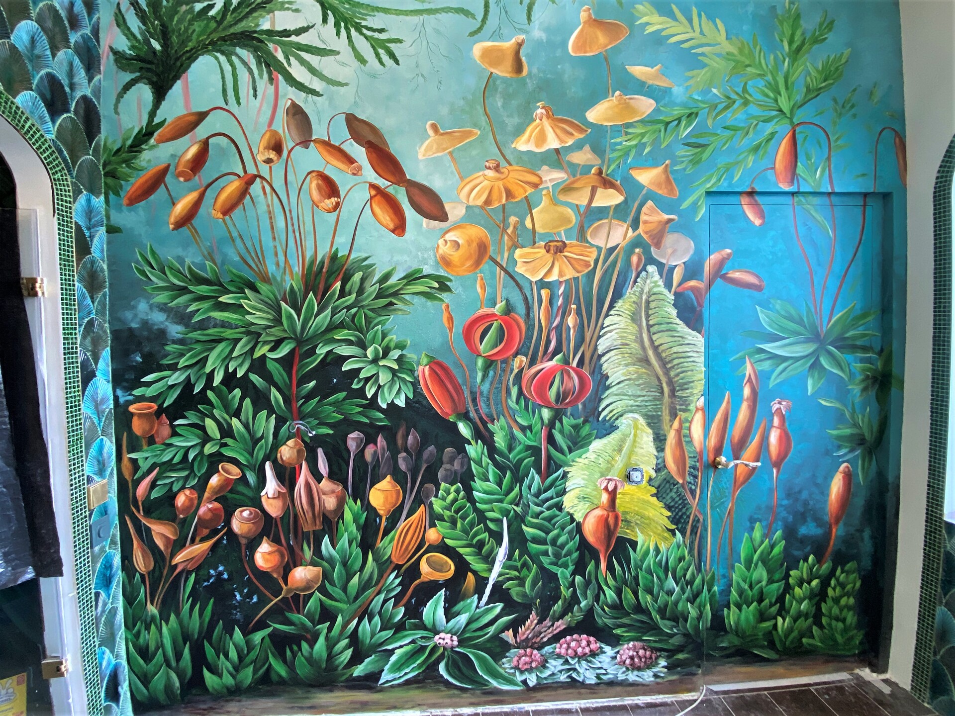 роспись стен в интерьере