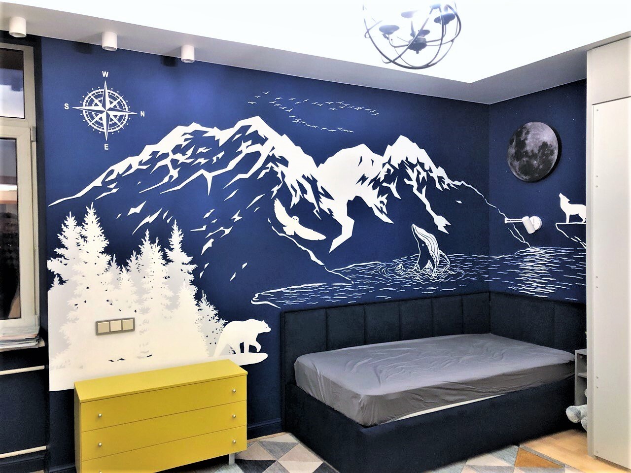 роспись стен в детской