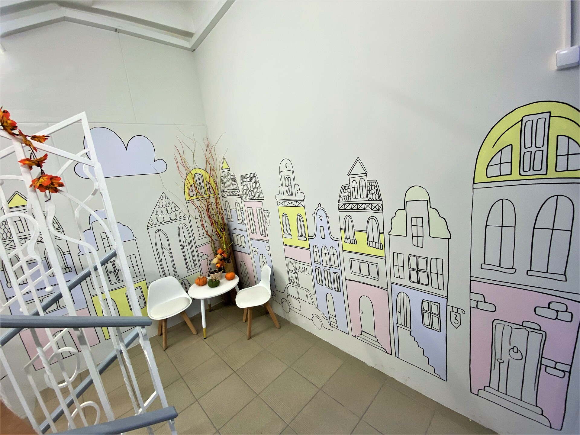 роспись стен детского сада