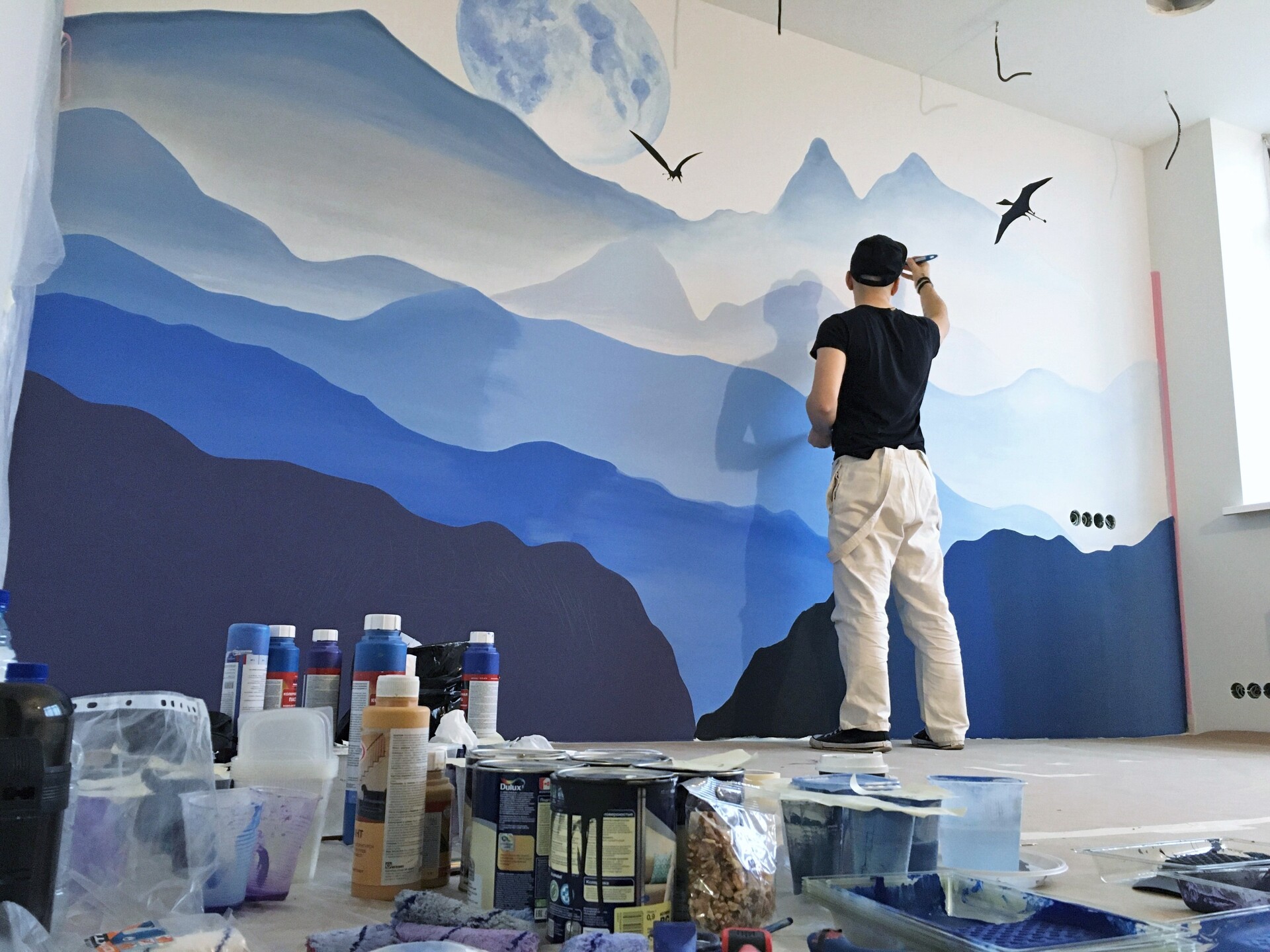 роспись стен детская