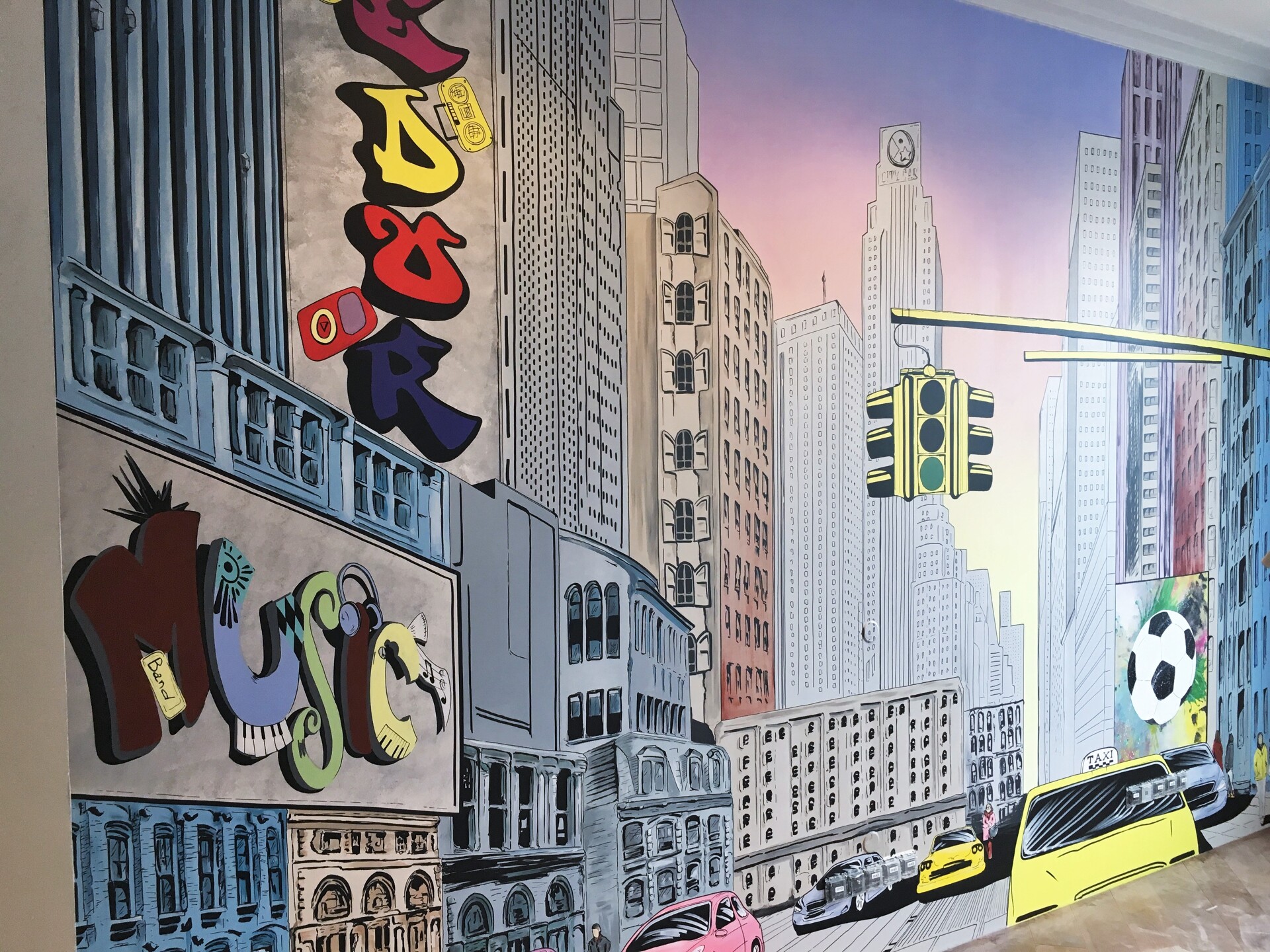 роспись стен в детской