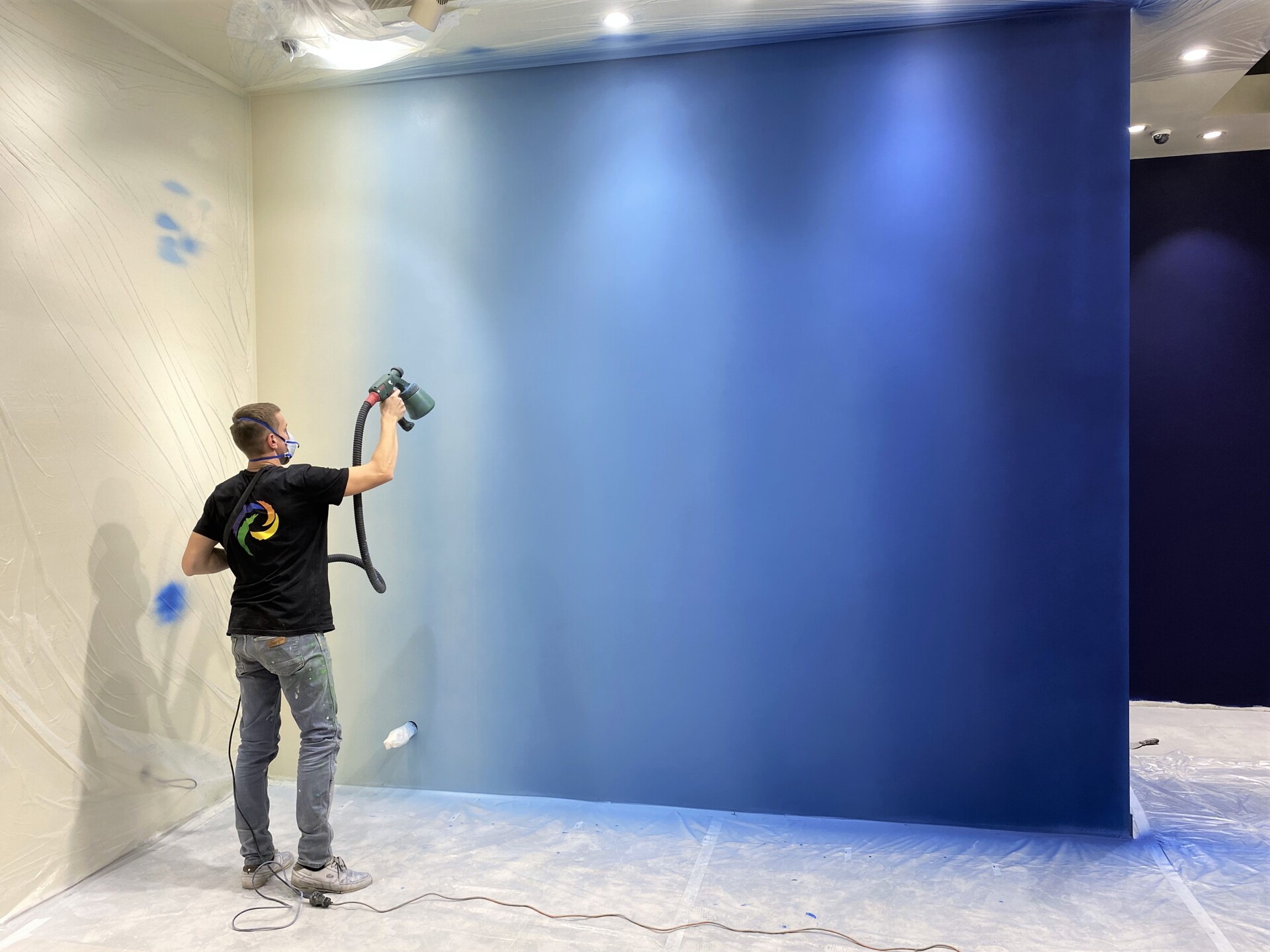 градиент на стене