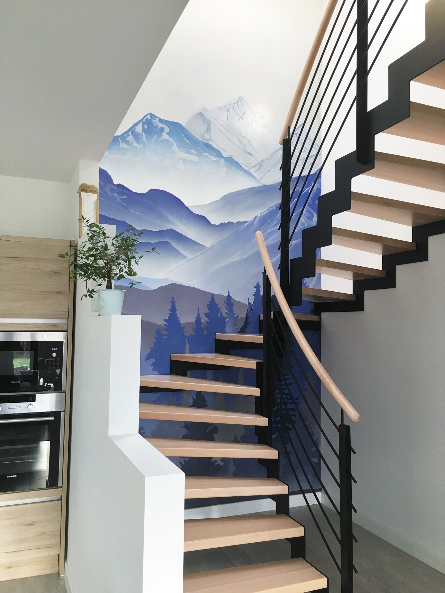 аэрография на стене