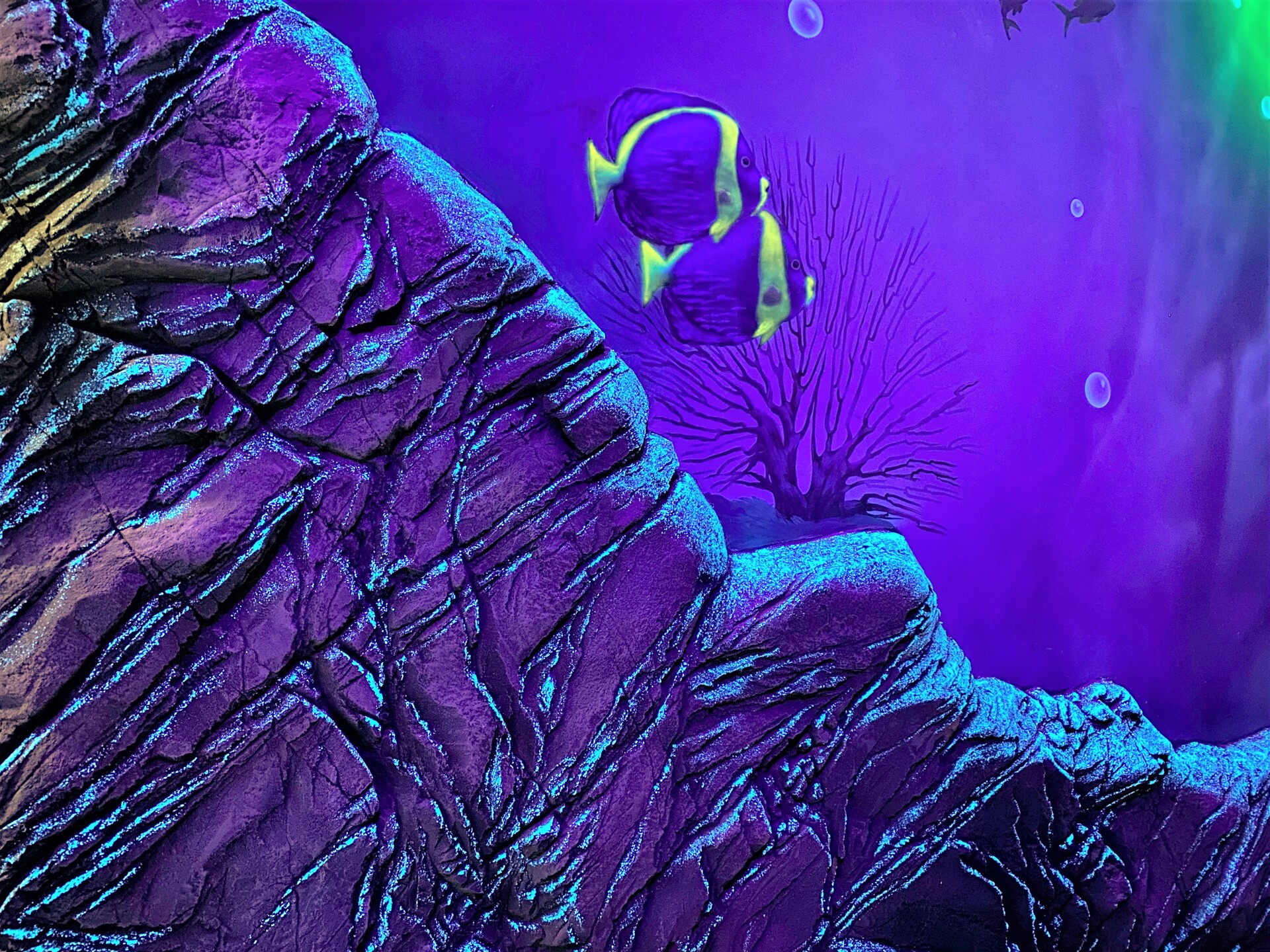 роспись флуоресцентными красками