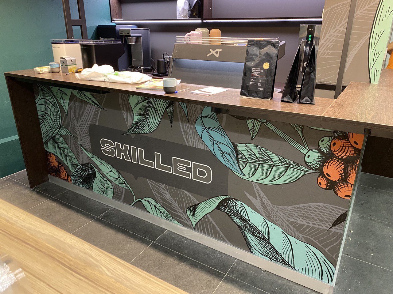 роспись стен в кафе