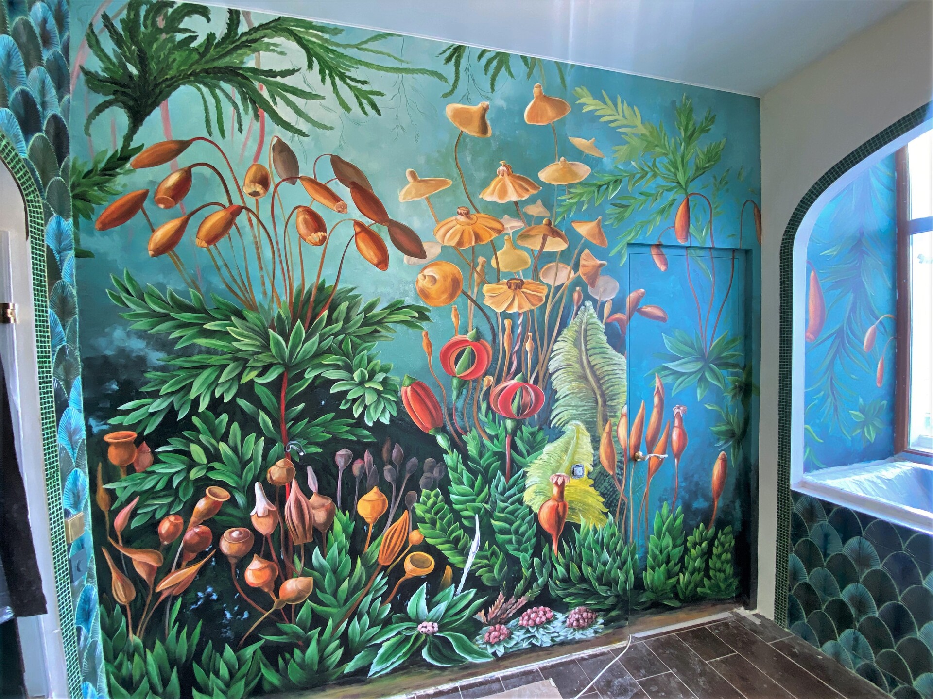 роспись стен в интерьере