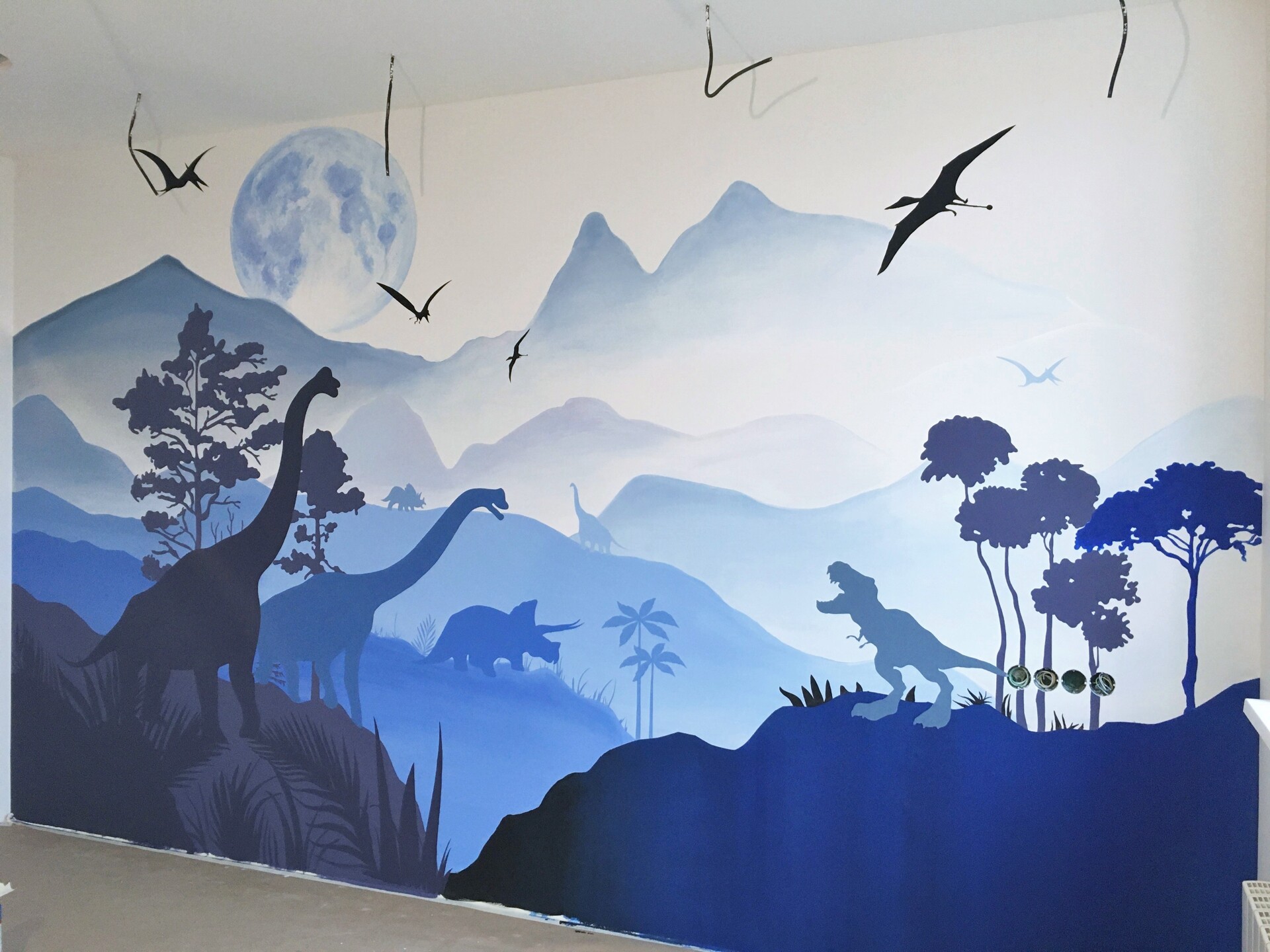 роспись стен детская